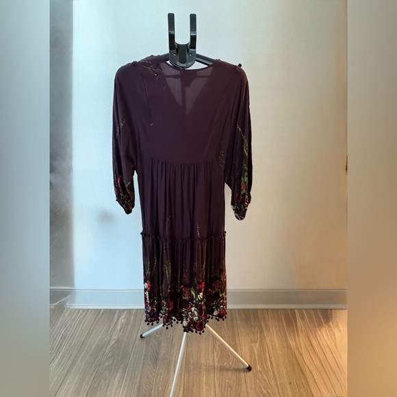 Floral Bohemian Dress size L jaase - Picture 2 of 4